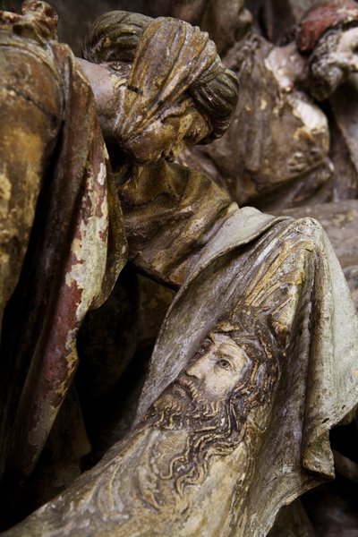 Altar piece, left panel (detail) by Ligier Richier